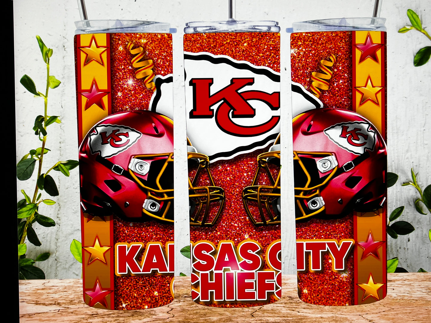 #1 Chiefs 20 Ounce Double Wall Insulated Tumbler