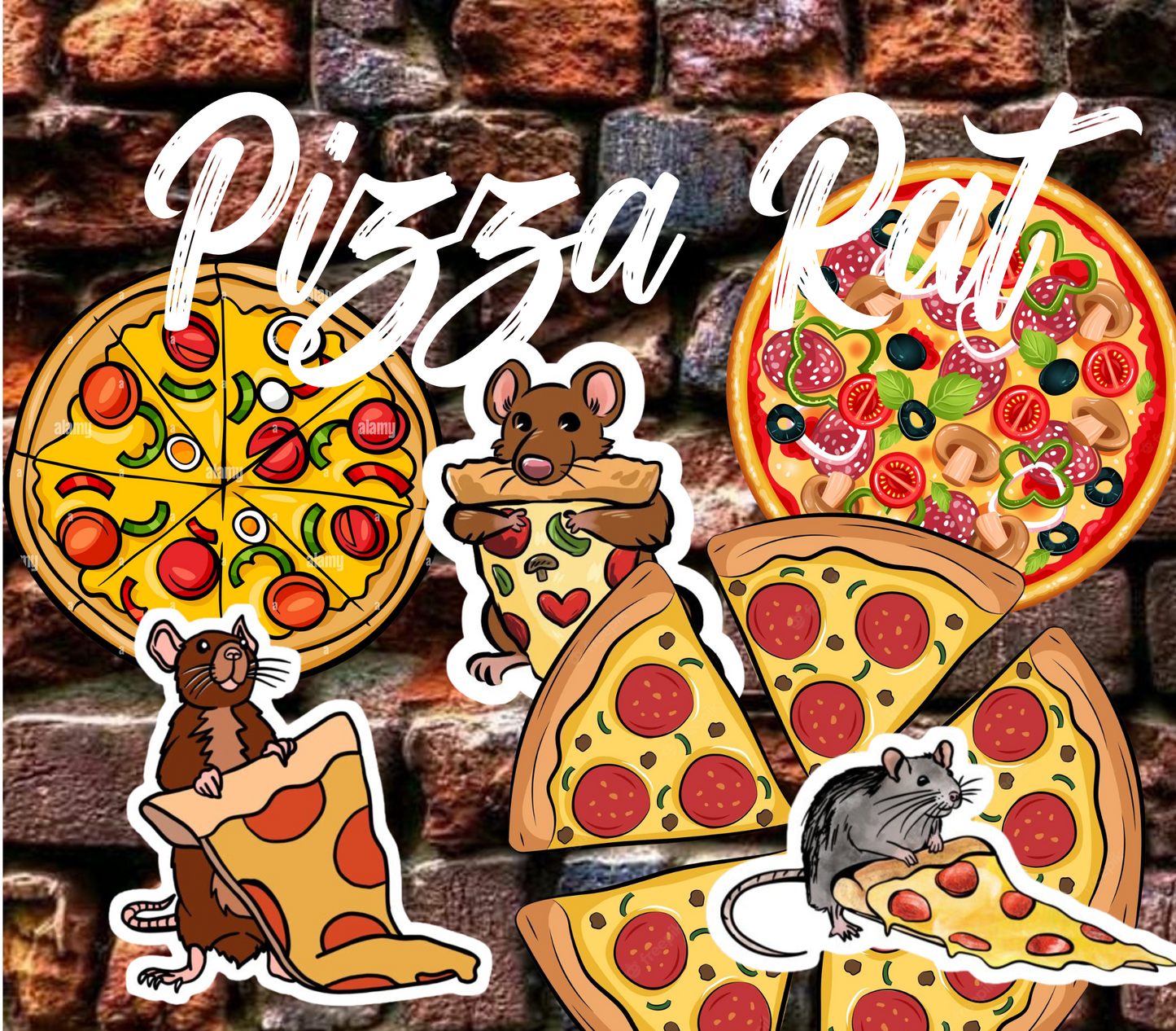 995 Pizza Rat Tumbler