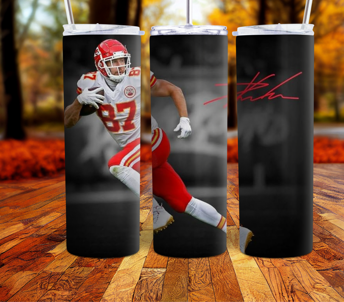 #1 Chiefs 20 Ounce Double Wall Insulated Tumbler