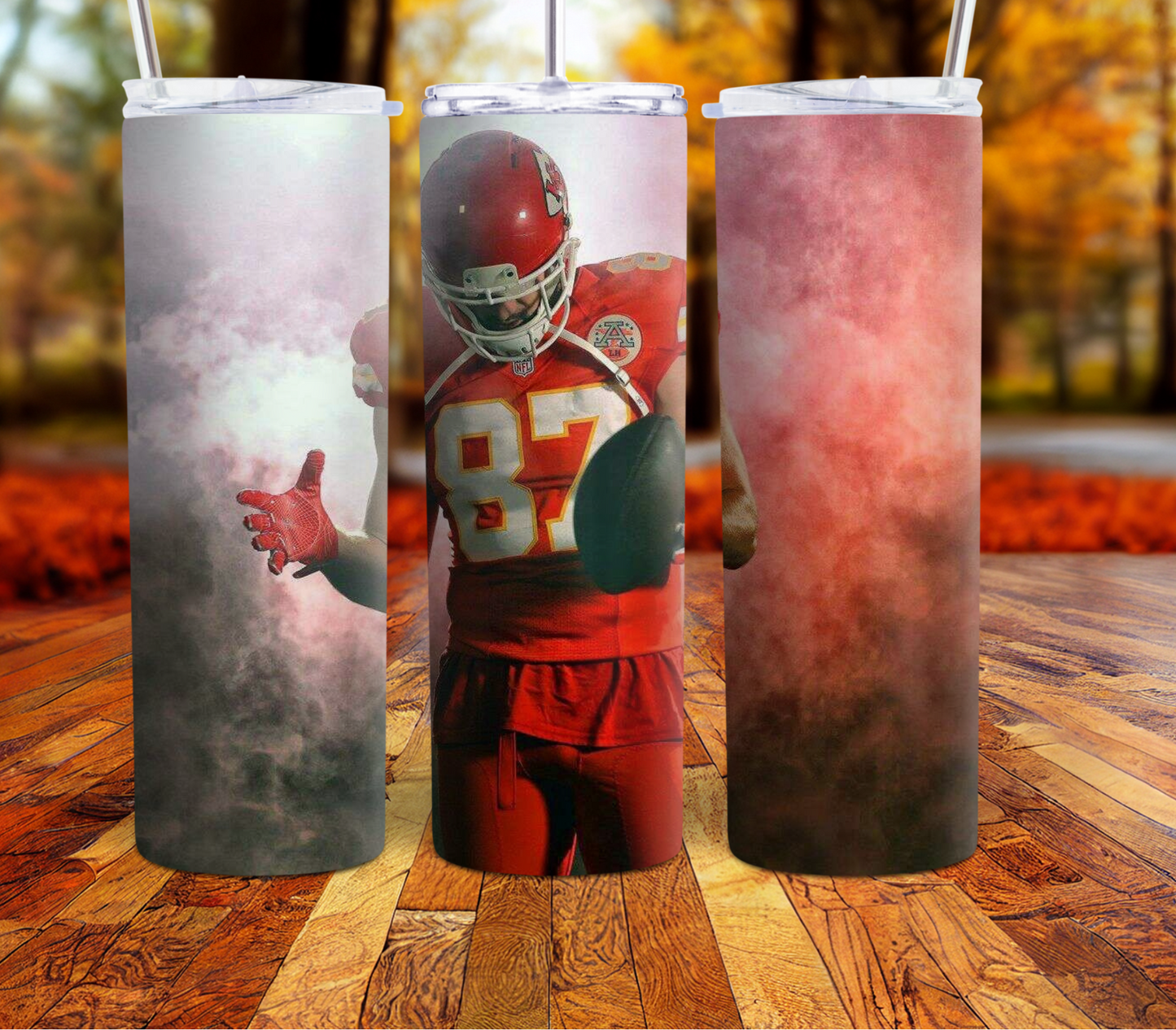 #1 Chiefs 20 Ounce Double Wall Insulated Tumbler